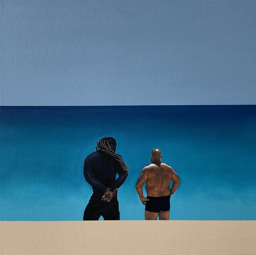 Peace IV, 2022, oil on canvas, 50 x 50 cm