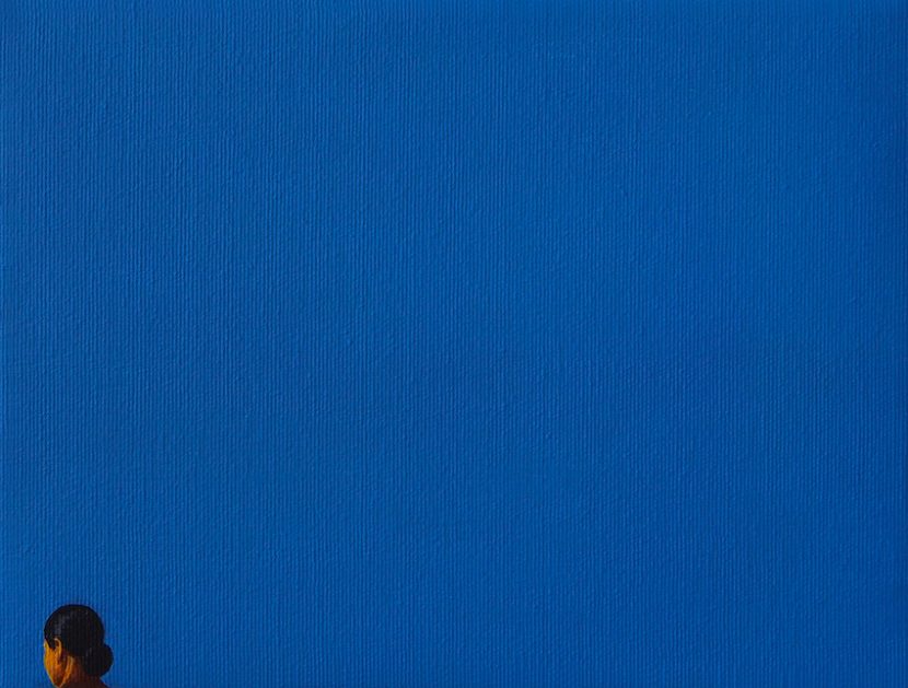 Fragments I, 2020, oil on canvas, 18 x 24 cm