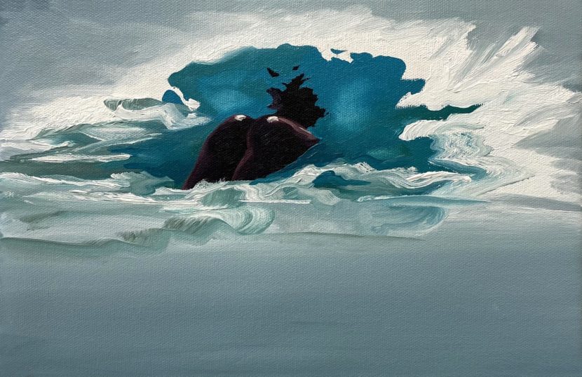 Glare IV, 2021, oil on canvas, 20x30 cm