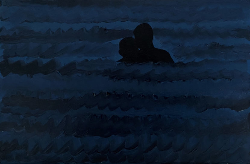 Glare IX, 2021, oil on canvas, 20x30 cm