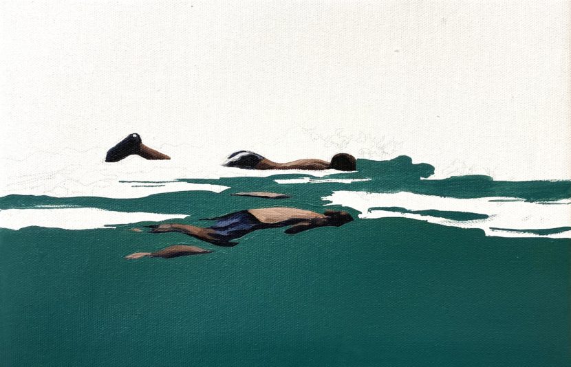 Glare VI, 2021, oil on canvas, 20x30 cm