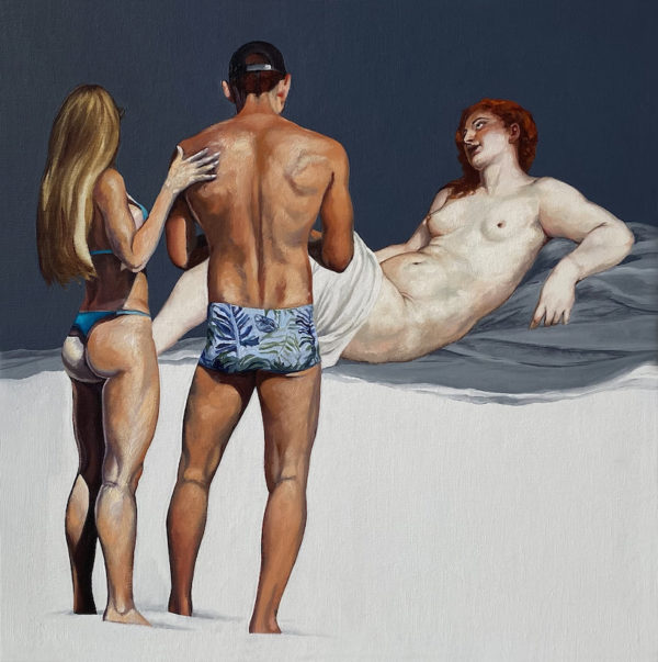 Peace III, 2022, oil on canvas, 50 x 50cm