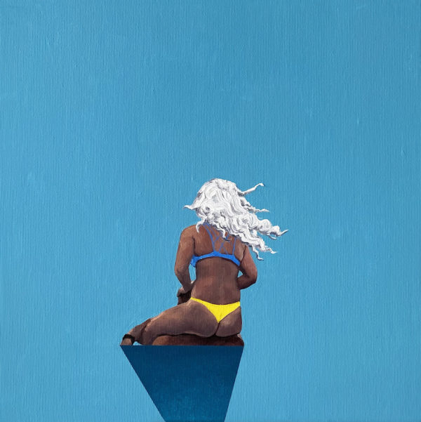 Peace IX, 2022, oil on canvas, 30x30cm