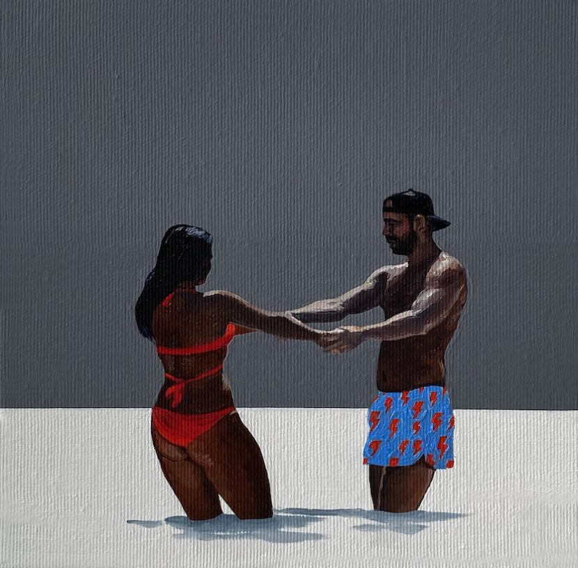 Peace X, 2022, oil on canvas, 20x20 cm