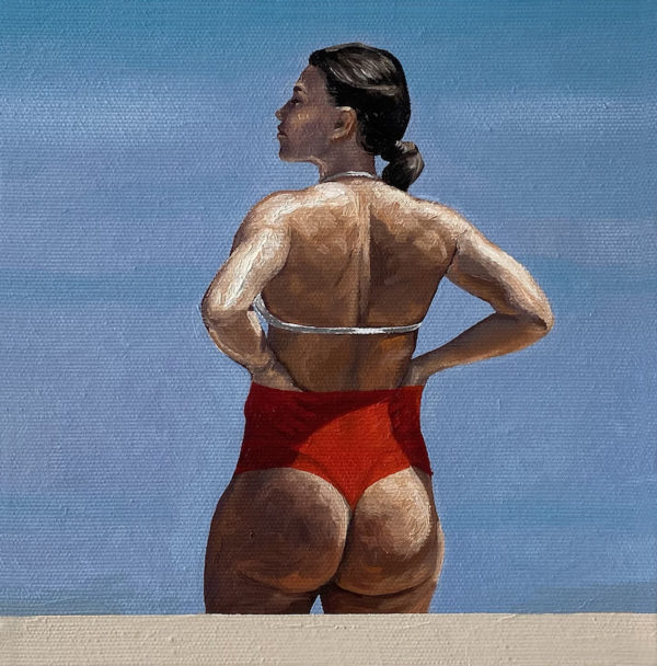 Peace XI, 2022, oil on canvas, 20 x20 cm