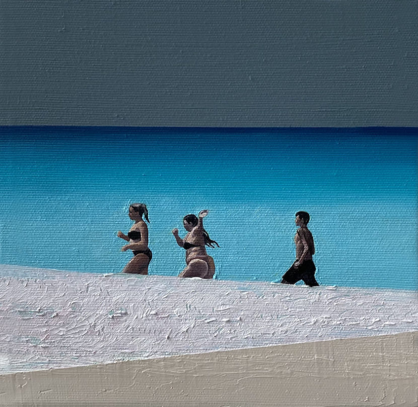 Peace XII, 2022, oil on canvas, 20 x 20 cm
