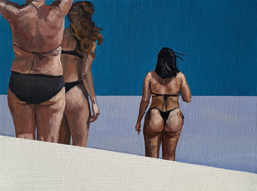 Peace XIII, 2022, oil on canvas, 18 x 24 cm