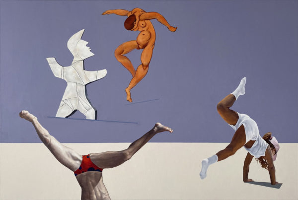 Dialogue VII, 2022, oil on canvas, 100x150 cm