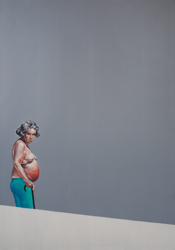 Beethoven II, 2025, oil on canvas, 100x70 cm
