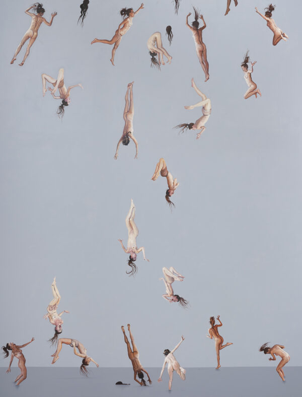 Precipitation III, 2025, oil on canvas, 255x200 cm