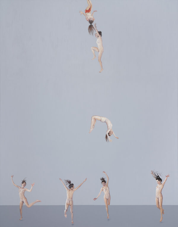 Precipitation IV, 2025, oil on canvas, 255x200 cm